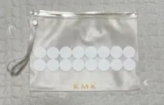 新品　RMK ビニールポーチ ジッパーケース 小物入れ 収納 ノベルティ 非売品のサムネイル