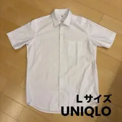 UNIQLO 半袖ワイシャツ ホワイト Ｌサイズ