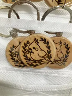 mdora様　専用ページ　セキセイインコ2こ　オカメインコ2こ　キーホルダー