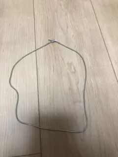 美品　スネークチェーン　シルバー　ネックレス