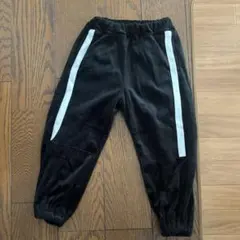 あったかフリースロングパンツ サイドストライプ