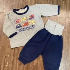 ミキハウス　ホットビスケッツ　パジャマセット　80サイズ