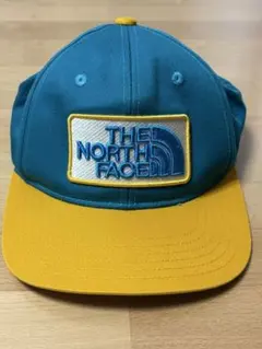 【美品】THE NORTH FACE 刺繍キャップ KLサイズ 青×黄