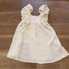 ZARA ノースリーブワンピース 2-3歳 クリーム