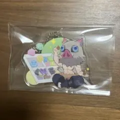 鬼滅の刃　全集中展　ご当地イラストアクリルチャーム　香川　嘴平伊之助