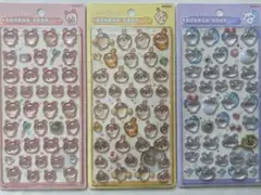 ちいかわ ボンボンドロップシール 3枚セット 古本屋 うさぎ モモンガ