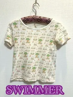 平成！SWIMMER 半袖 Tシャツ 総柄のサムネイル