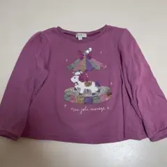 エニファム♡スパンコール トップス ピンク パープル