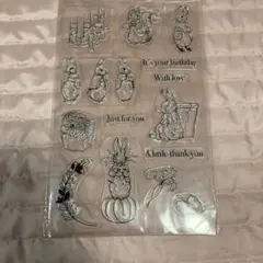⭐️ピーターラビット⭐️可愛いクリアスタンプ