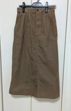 ロングスカート　ブラウン