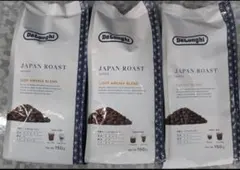 DeLonghi JAPAN ROAST コーヒー豆 3種セット 150g×3のサムネイル