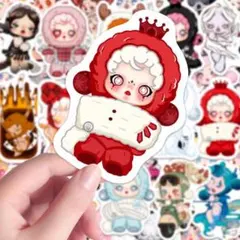 スカルパンダステッカー