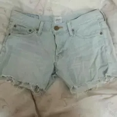 moussyデニムショーパン