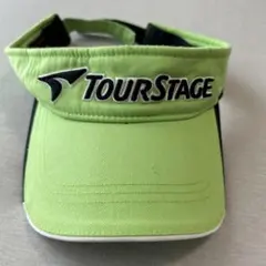 TourStage バイザー　ゴルフ　フリーサイズ　56から59センチ