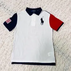 【美品】ポロラルフローレンPoloRalphLauren ポロシャツ10-12