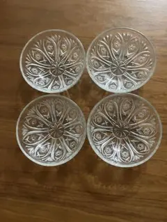 ガラス小皿 レトロ(おまけつき)