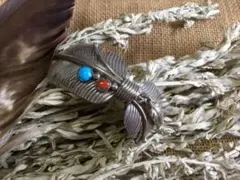 シルバーフェザー・バングル/インディアン・ジュエリー