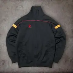 【希少】80s asics アシックス トラックジャケット ブラック M