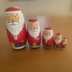 サンタクロース マトリョーシカ 5個セット