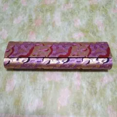 ◆舞扇子ケース◆和装用バッグ◆吉祥模様◆金色や薄紫色の上品な落ち着いた色合い