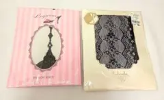 ピーチジョン 　ガータールックローズタイツ＆ワールド　網タイツ　 2点　 M-L