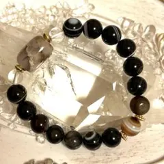 天眼瑪瑙デザインブレス　１６センチ