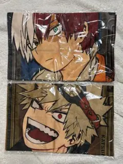 僕のヒーローアカデミア　大判タオル　スチームパンク　爆豪勝己　轟焦凍