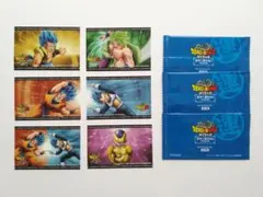 2019年 ドラゴンボール スクラッチ スペシャル弾 オリジナルステッカー 6枚