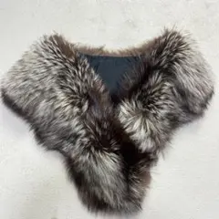 毛皮 リアルファー FOX シルバーフォックス ストール ショール