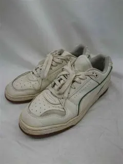 ■プーマ バター 381787-01 レザースニーカー ホワイト 26cm