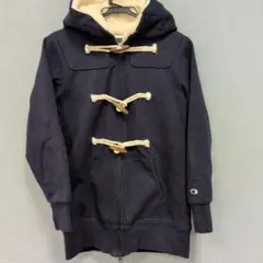 Champion ネイビー ダッフルコートパーカー中古