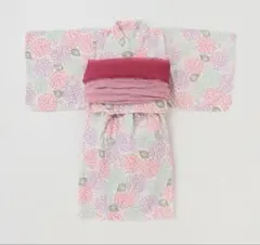 センスオブワンダー 紫陽花柄浴衣セット 120〜130