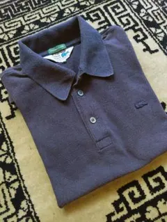 LACOSTE★SHIPS別注 ポロ ニット襟モデル / ネイビーのサムネイル