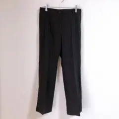 【ville d’azur】（L）絹混ストライプ柄スラックスパンツ/オフィス
