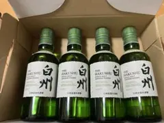 4本セット サントリーシングルモルトウイスキー 白州 180ml瓶 - メルカリ