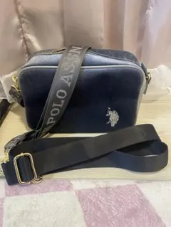 POLO ASSN. ブルーグレー　ショルダーバッグ
