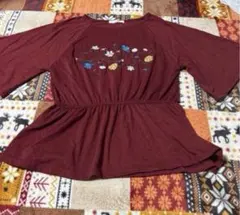 chocol raffine robe 刺繍チュニック F