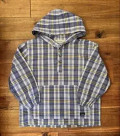 【80s USA製】L.L.BEAN コットンチェック アノラックパーカー