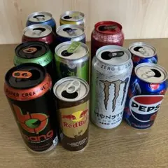海外ドリンク "空き缶" 12本セット 洗浄済み