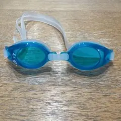 子供用ゴーグル 青 ハートデザイン 水泳 キッズ