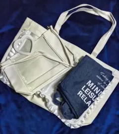 DAISOトートバッグ 3点セット☆