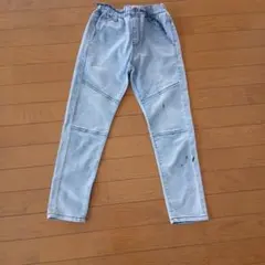 ライトブルーデニムパンツ 140