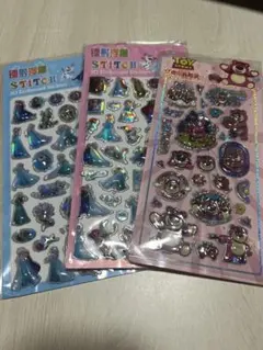 3Dぷっくりシール3枚セット