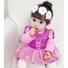 〇新品 ベビー ロンパース 女の子 長袖 コスプレ ワンピース