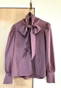 GRL リボンシャツ