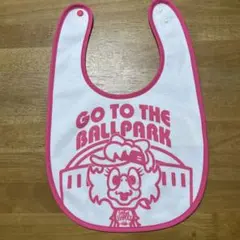 福岡ソフトバンクホークス　ハニーちゃんスタイ よだれかけ　ピンク