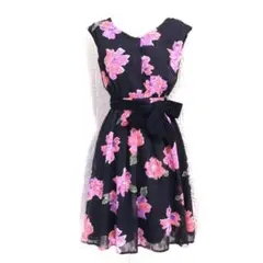 PROPORTION BODY DRESSING リボンフラワーワンピース