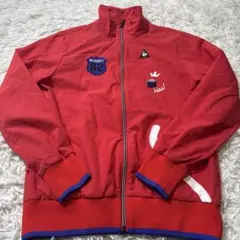 ルコックスポルティフ レディース ゴルフウェアジャケット レッド サイズＭ