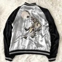 DENIME ドゥーニム　美品　鷲狼刺繍スカジャン ネイビー Denime DENIME (ドゥニーム) SHINS社製ストックモデル 別珍