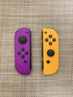純正 Nintendo Switch Joy-Con パープルイエロー